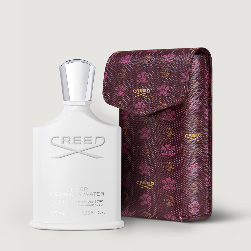 Silver Mountain Water with Leather Sleeve Image 1