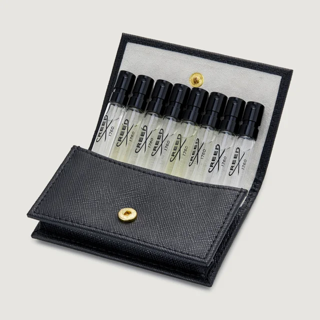 Men's Leather Sample Wallet - Black