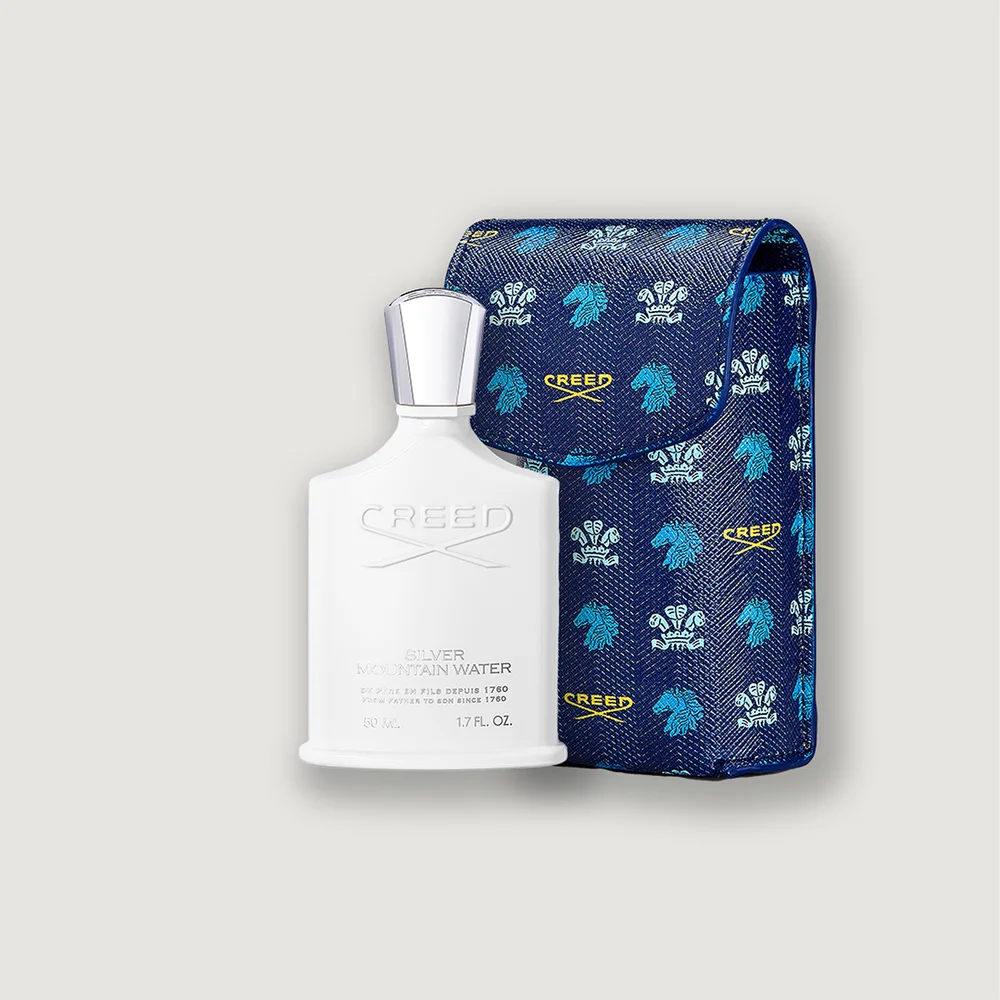 Silver Mountain Water 50ml With Leather Sleeve Image 1