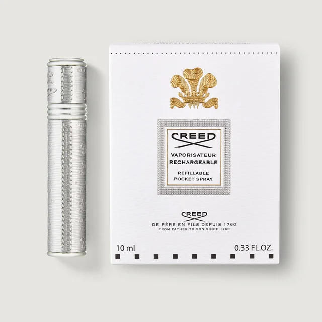 Travel Atomiser Silver/Silver 10ml