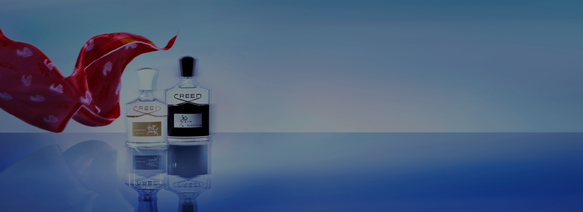 Aventus For Her & Aventus with silk scarf